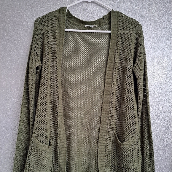 Mudd Women's Olive Green Cardigan  Size XS - Picture 4 of 7